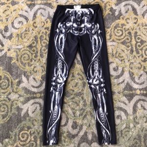 Skeleton leggings